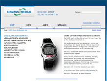 Tablet Screenshot of germann-medical.ch